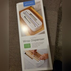 White Wrap Dispenser